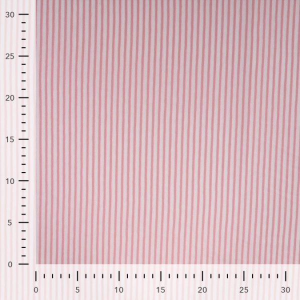 Jersey - Small Stripes - poudre
