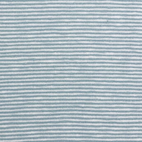 RESTSTÜCK 1,10m !!! - Jersey - Streifen - small - dusty mint/white