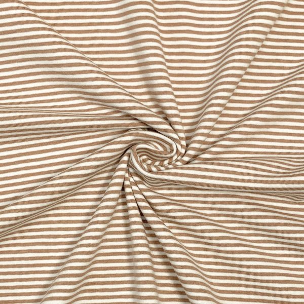 Jersey - Stripes - Elia - pfirsich