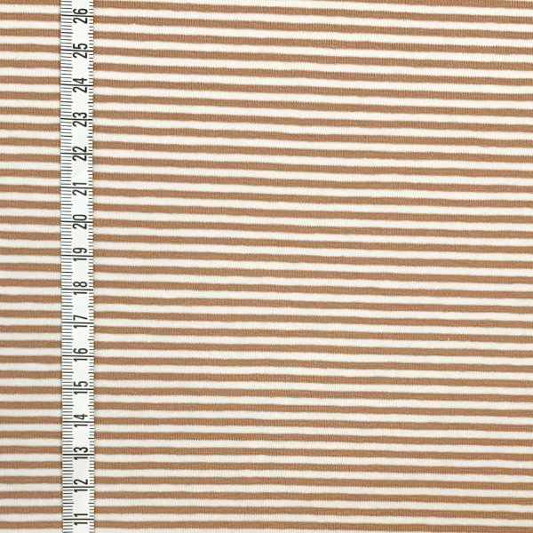 Jersey - Stripes - Elia - pfirsich
