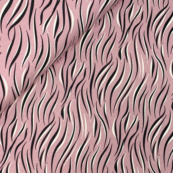 Jersey - Zebra Zaylee - rose