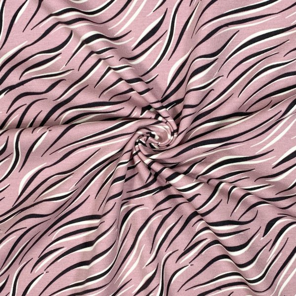 Jersey - Zebra Zaylee - rose