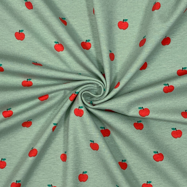 RESTSTÜCK 0,50m !!! - Jersey - Äpple - mint