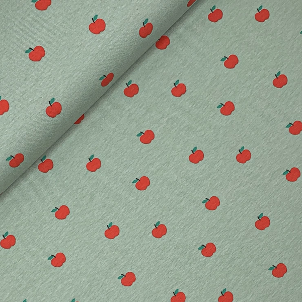 RESTSTÜCK 0,50m !!! - Jersey - Äpple - mint