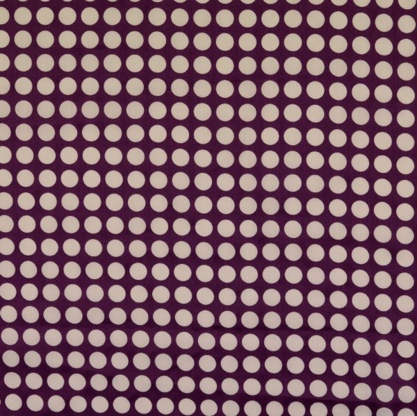 Baumwoll Satin - Just Dots - violett - In my Garden - Hamburger Liebe