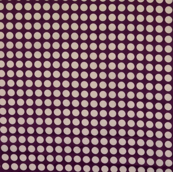 Baumwoll Satin - Just Dots - violett - In my Garden - Hamburger Liebe