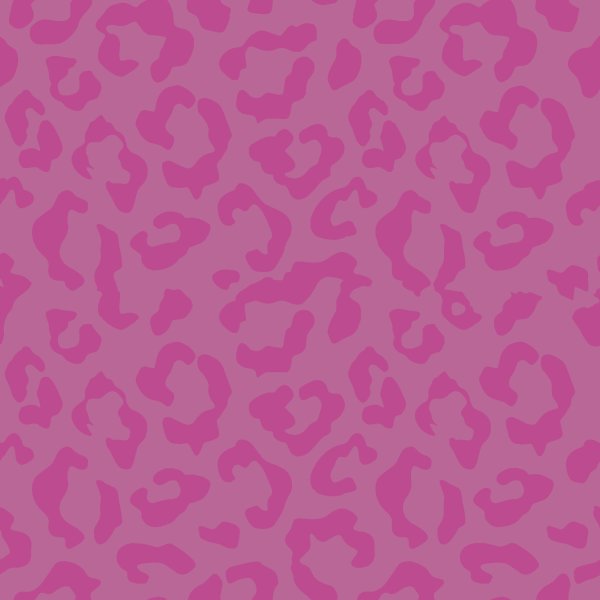 Jacquard Frottee - Leopard - fuchsia
