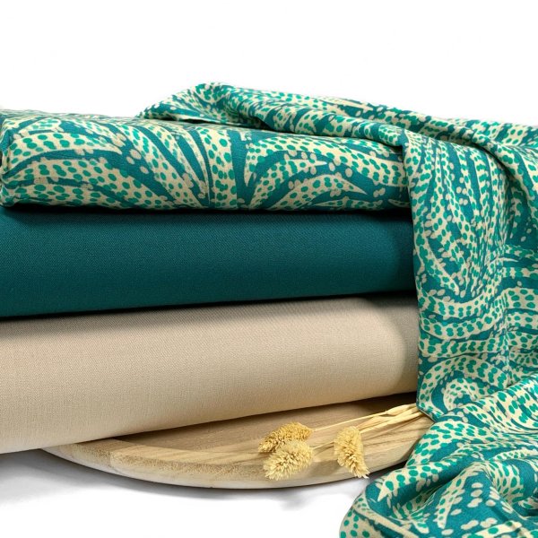 RESTSTÜCK 1,10m!!! - Viskose - Richelle - green