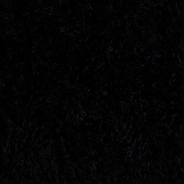 Kunstfell - Curly - black
