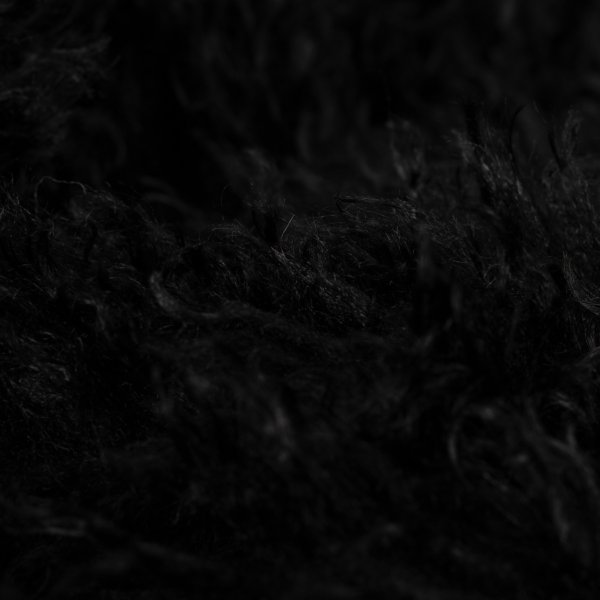 Kunstfell - Curly - black