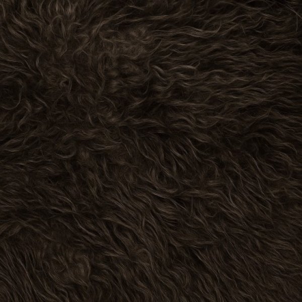 Kunstfell - Curly - brown