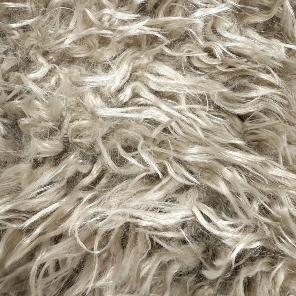 Kunstfell - Curly - taupe