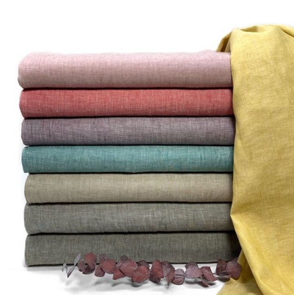 RESTSTÜCK 50cm !!! - Leinen - Georgio - grey melange