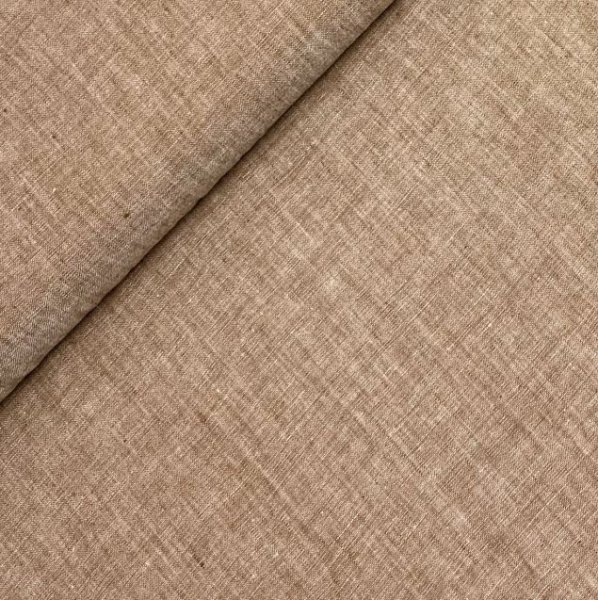 RESTSTÜCK 1,20m !!! - Leinen - Georgio - tobacco melange