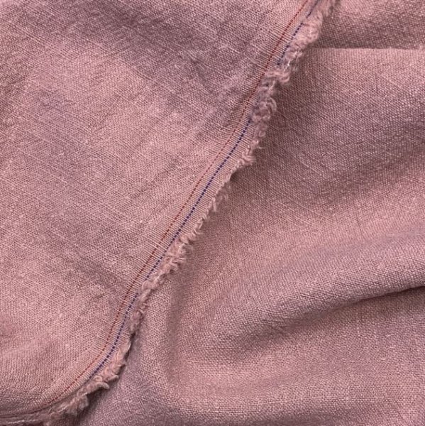 Leinen - stonewashed - old pink