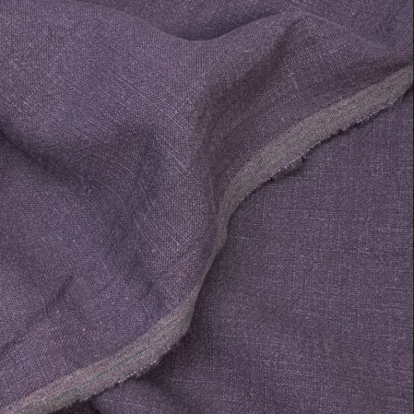 RESTSTÜCK 0,50m!!! - Leinen - stonewashed - mauve