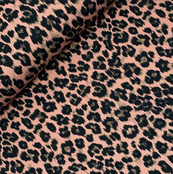 RESTSTÜCK 0,80m !!! - French Terry - Leo Fuzzy - blush