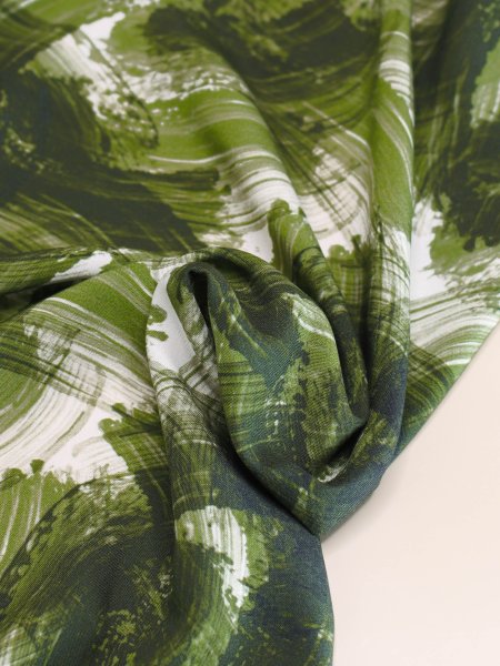 Viskose mit LENZING™ ECOVERO™ Fasern - Bea Brush - tea green - meetMilk