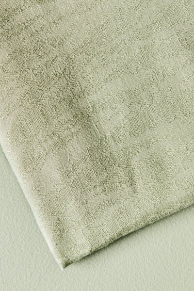 RESTSTÜCK 0,90m !!! - Hoya Jacquard Linen Blend mit TENCEL™ - soft mint - meetMilk