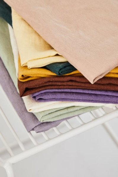 RESTSTÜCK 0,90m !!! - Hoya Jacquard Linen Blend mit TENCEL™ - soft mint - meetMilk