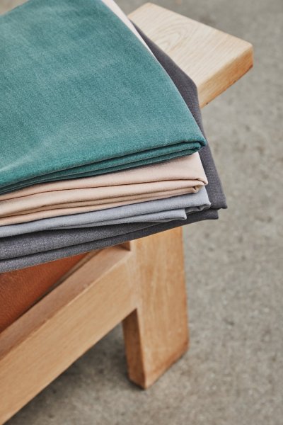RESTSTÜCK 1,30m !!! - Sera Weighty Cotton Blend mit TENCEL™ - warm sand - meetMilk