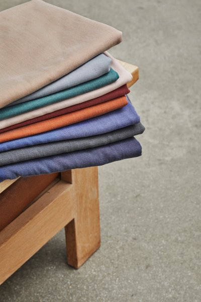 RESTSTÜCK 1,30m !!! - Sera Weighty Cotton Blend mit TENCEL™ - warm sand - meetMilk