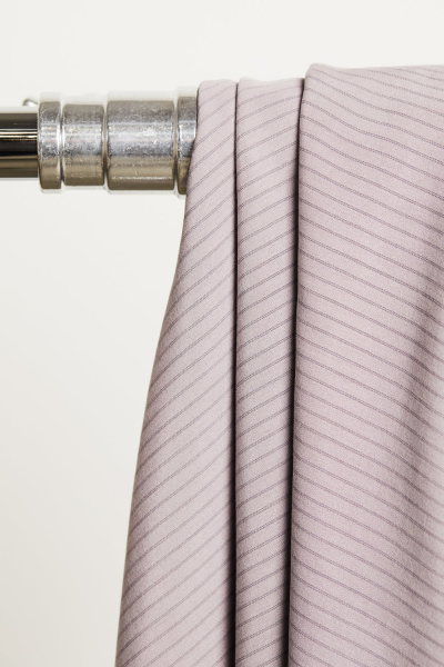 RESTSTÜCK 1,10m !!! - Two Tone Slim Stripe mit TENCEL™ - purple haze - MeetMilk