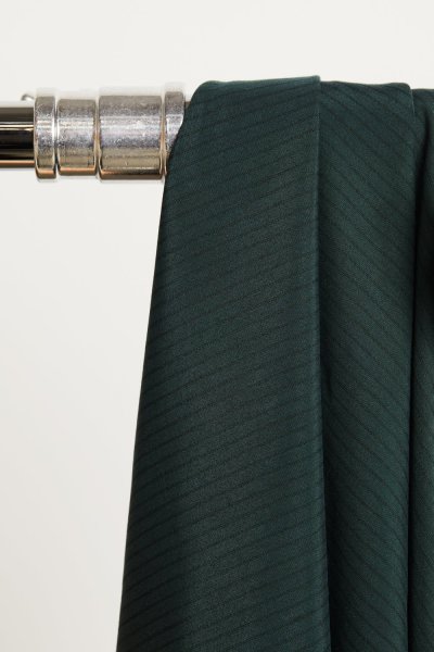 RESTSTÜCK 1.60cm !!! - Two Tone Slim Stripe mit TENCEL™ - deep green- MeetMilk