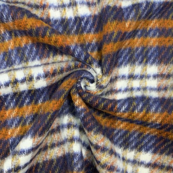 Mantelflausch - Kadence - blue/cognac