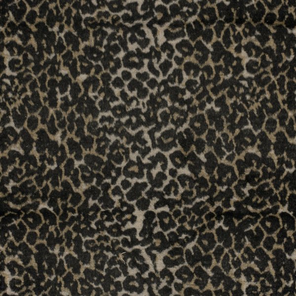 Mantelstoff - Leona Leo - sand/black