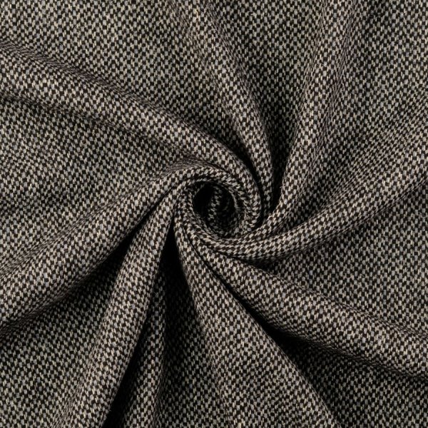 Manteltweed - Lupita - schwarz