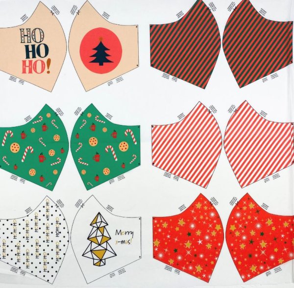 Panel - Christmas - Edition Nr. 2 - runde Masken