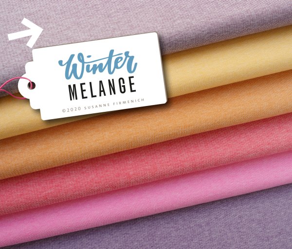 Bio Sweat - Mélange - bordeaux/meringa - A18/A17 - Hamburger Liebe - Albstoffe