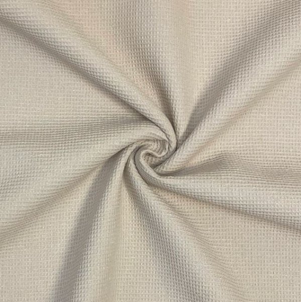 RESTSTÜCK 1m !!! - Waffelpique - Mini - beige