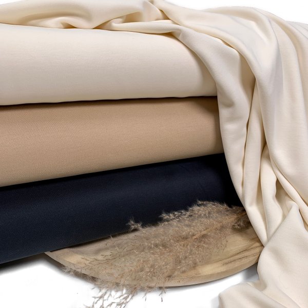 RESTSTÜCK 1,0m !!! - Modal Pique - schwarz