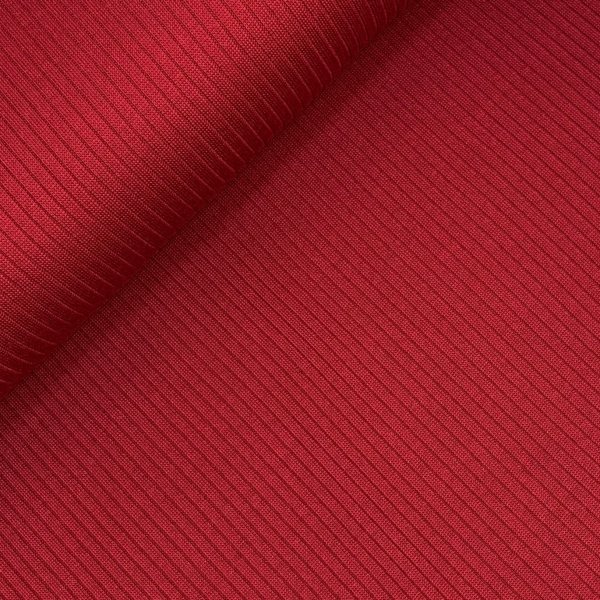 RESTSTÜCK 1,0m !!! - Baumwoll Modal Rippstrick - Solea - rot