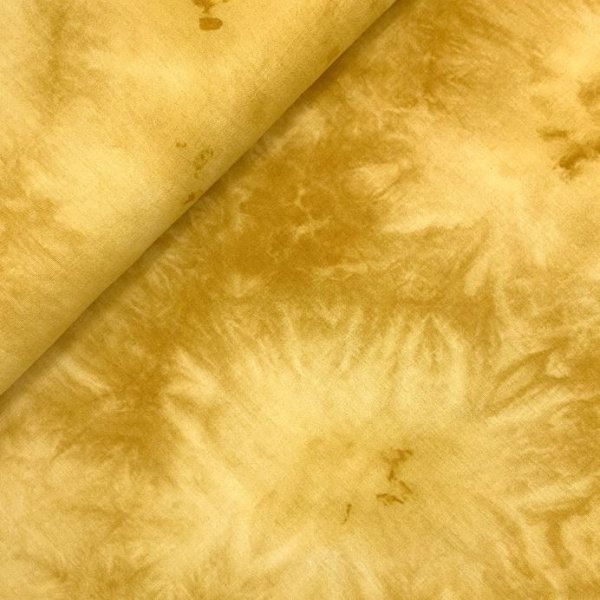 Musselin - Batik - senf
