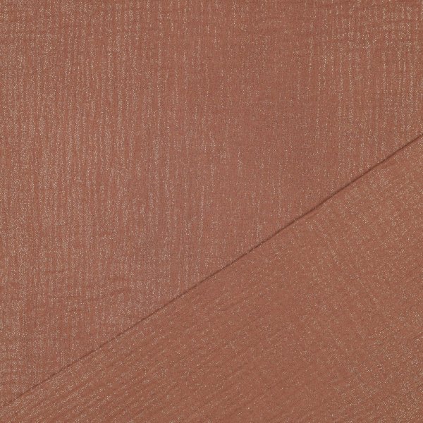 Musselin - Glitter - cognac