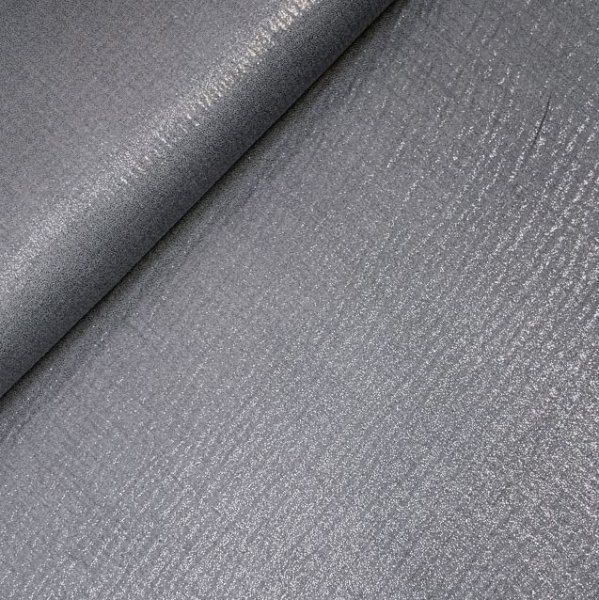 RESTSTÜCK 50cm !!! - Musselin - Glitter - dark grey