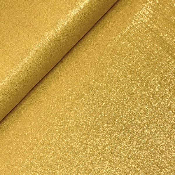 RESTSTÜCK 0,60m !!! - Musselin - Glitter - ochre