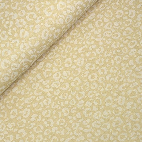 Doubleface Musselin - Leo - Semere - yellow/ecru