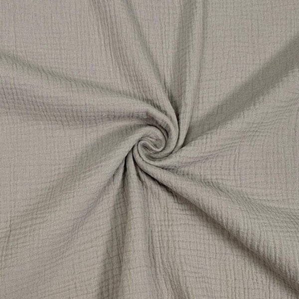 Musselin - Nature uni - taupe