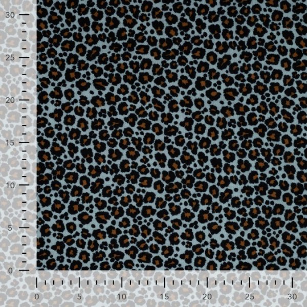Musselin - Rostam Leo - dark dusty mint