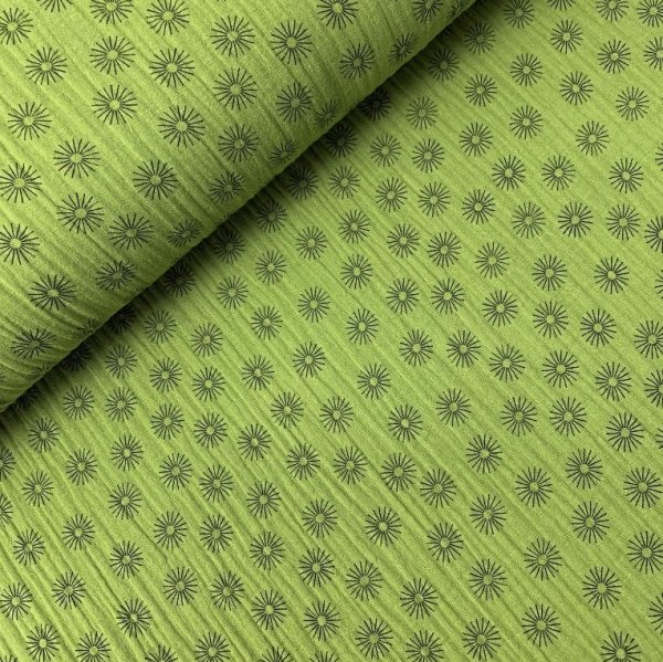Musselin - Sunny - green