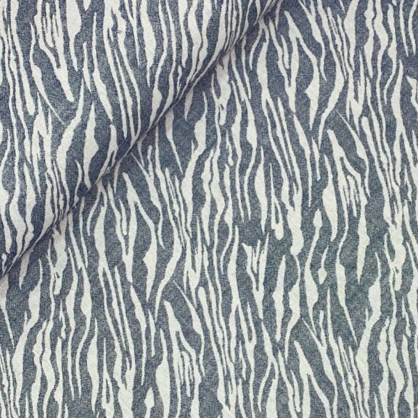 Musselin - Zebra Kattis - navy