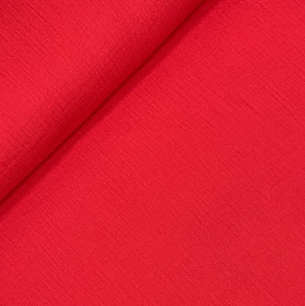 Musselin - uni - rot
