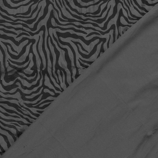 Nicky Velours - Mira Zebra - grau/schwarz