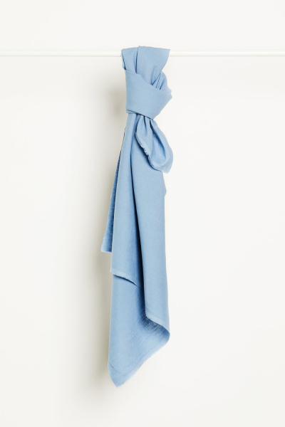 RESTSTÜCK 0,80m !!! - Leinen - Nisa softened - faded blue - Mind the Maker