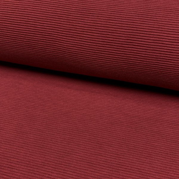 Rib Jersey - Ottoman - bordeaux