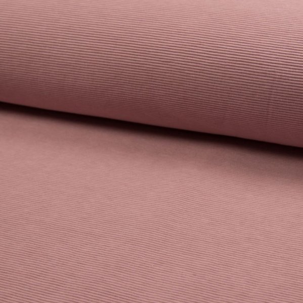 RESTSTÜCK 1,00m !!! - Rib Jersey - Ottoman - dusty rose